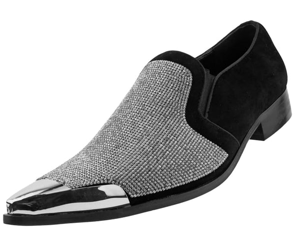 Men Dress Shoes-Dezzy Silver