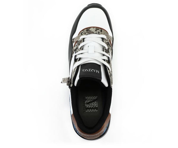 Trendy High fashion Sneaker-Azurite White