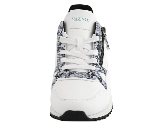 Trendy High fashion Sneaker-Azurite White / Teal