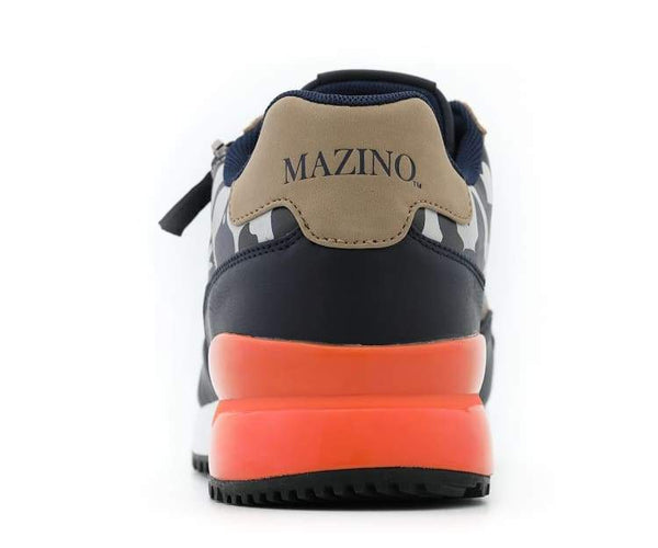 Trendy High fashion Sneaker-Azurite Orange