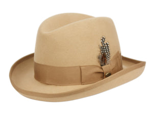 Men Classic Hamburg Hat-Khaki