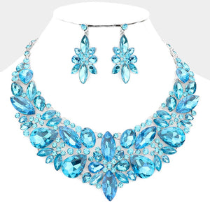 Women's evening Necklace & Earring Set-014270