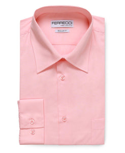 Virgo Pink Regular Fit Shirt - Ferrecci USA 